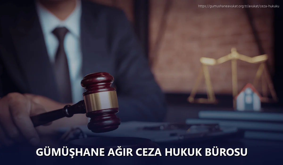 Gümüşhane Ağır Ceza Hukuk Bürosu